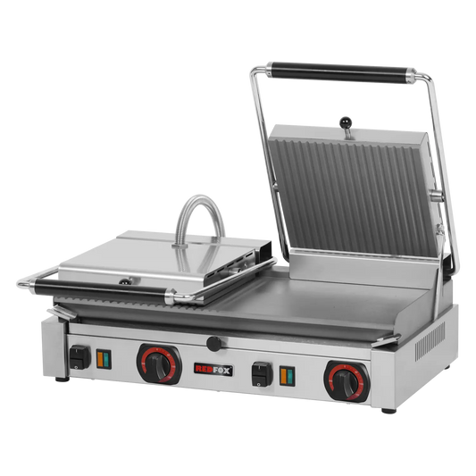 Panini grill combined electric 57x24 400 V | REDFOX - PD 2020 M