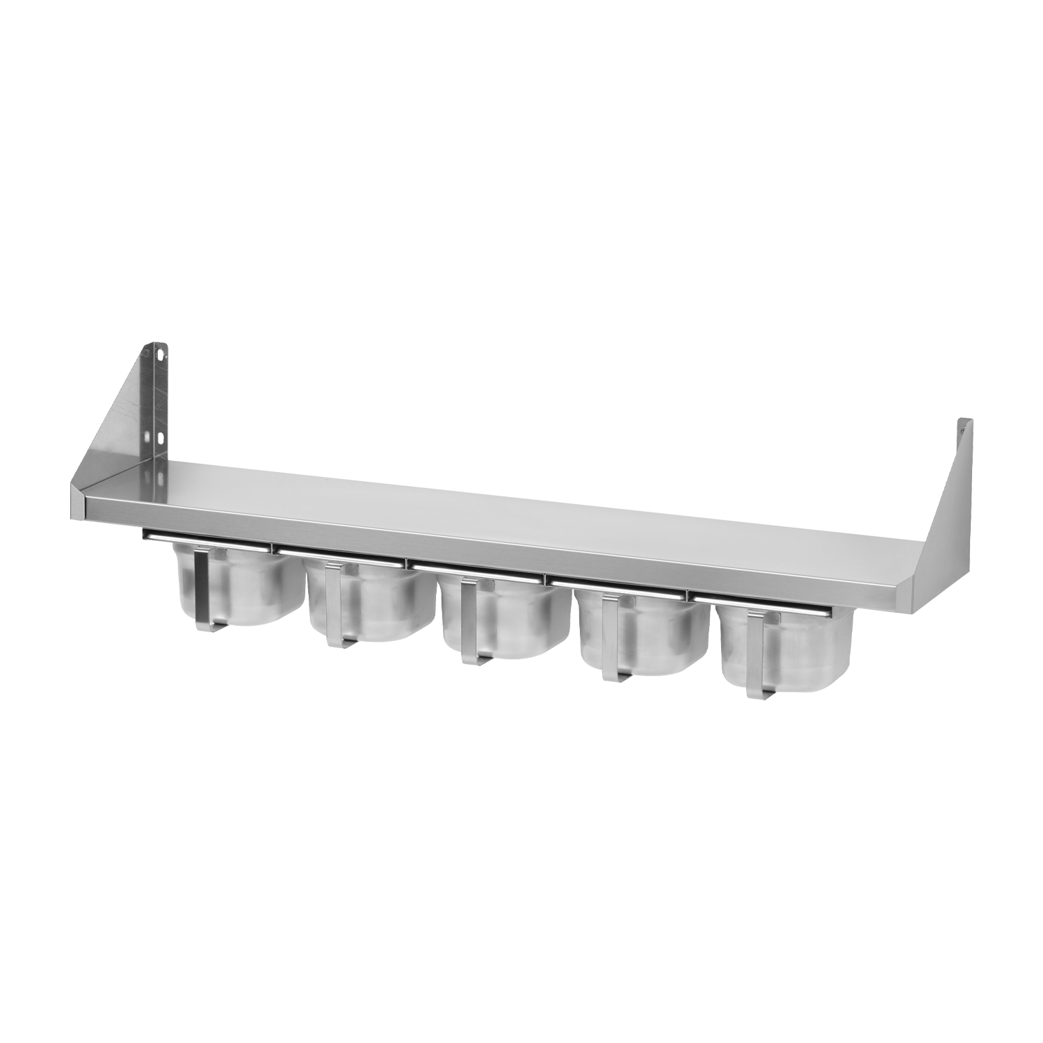Shelf with spice container 5x GN 1/6 | REDFOX - PNK 102x65