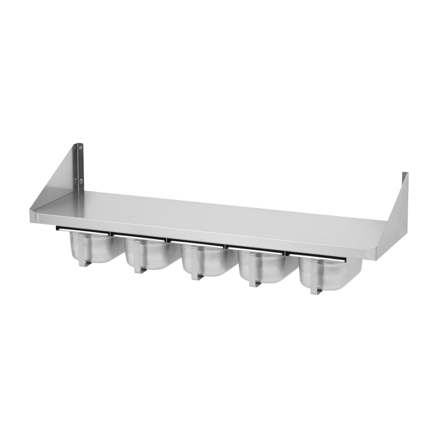 Shelf with spice container 5x GN 1/4 | REDFOX - PNK 103x45