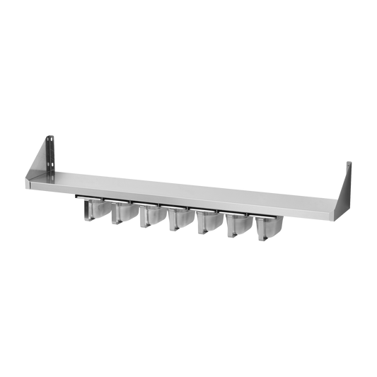 Shelf with spice container 7x GN 1/9 | REDFOX - PNK 122x97