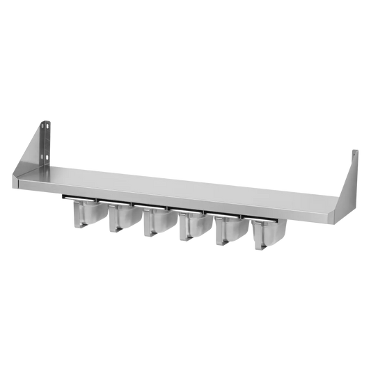 Shelf with spice container 4x GN 1/6 | REDFOX - PNK 82x64
