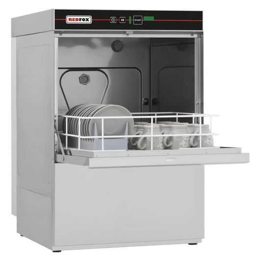 Undercounter dishwasher single skin with drain pump 39x39 - 230 V | REDFOX - QQI 42 P