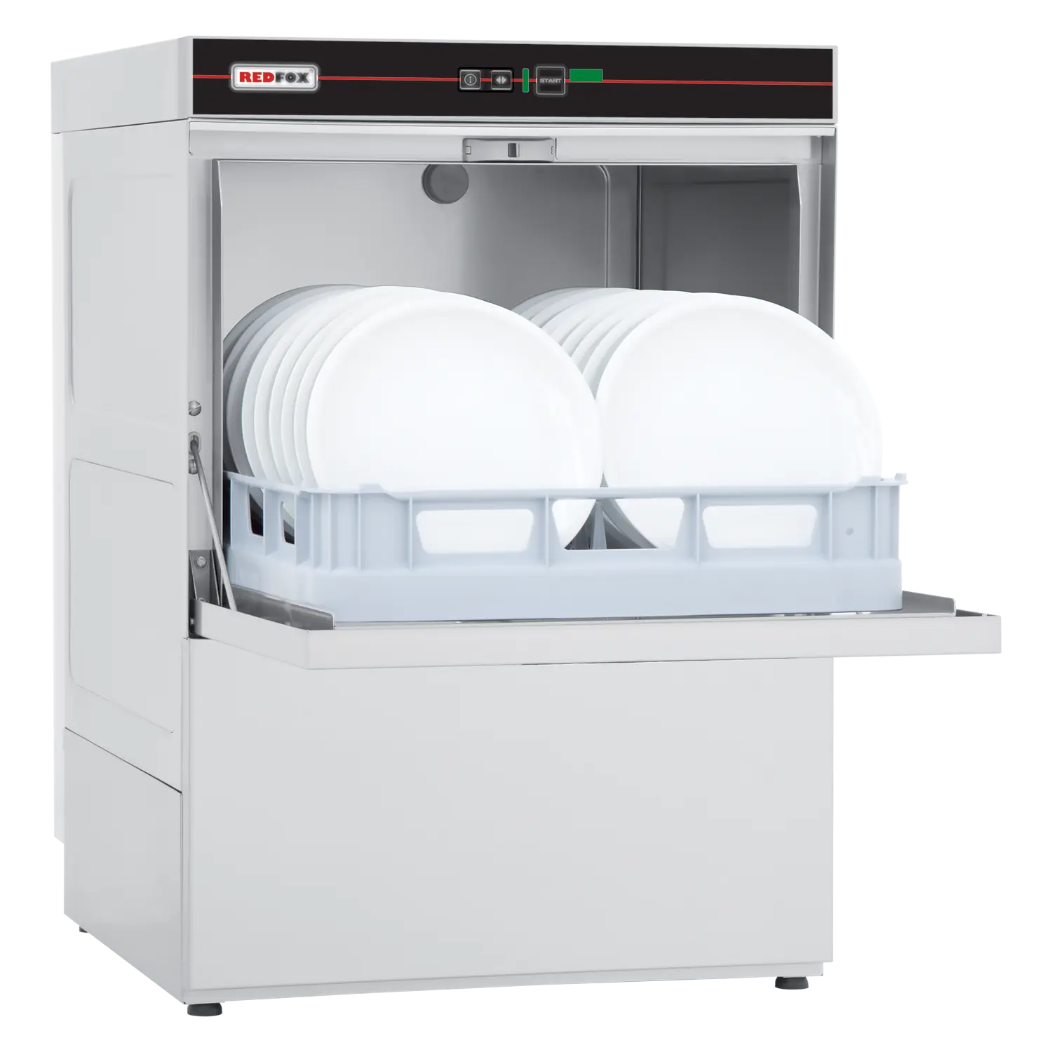 Undercounter dishwasher single skin 50x50 - 400 V | REDFOX - QQI 52 T