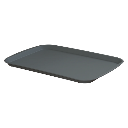 Tray for fast food handles 31x44 Polypropylene grey | REDFOX - RF - Podnos fast food úchopy 31x44