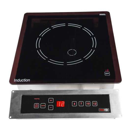 Drop-in electric induction cooker with 12 performance levels | REDFOX - RIB 35 D