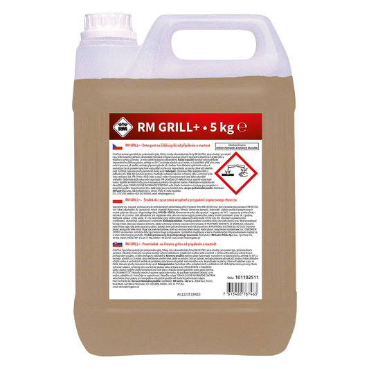Detergent for grills and griddles cleaning 5 kg | RM + REDFOX - RM Grill+ 5 kg