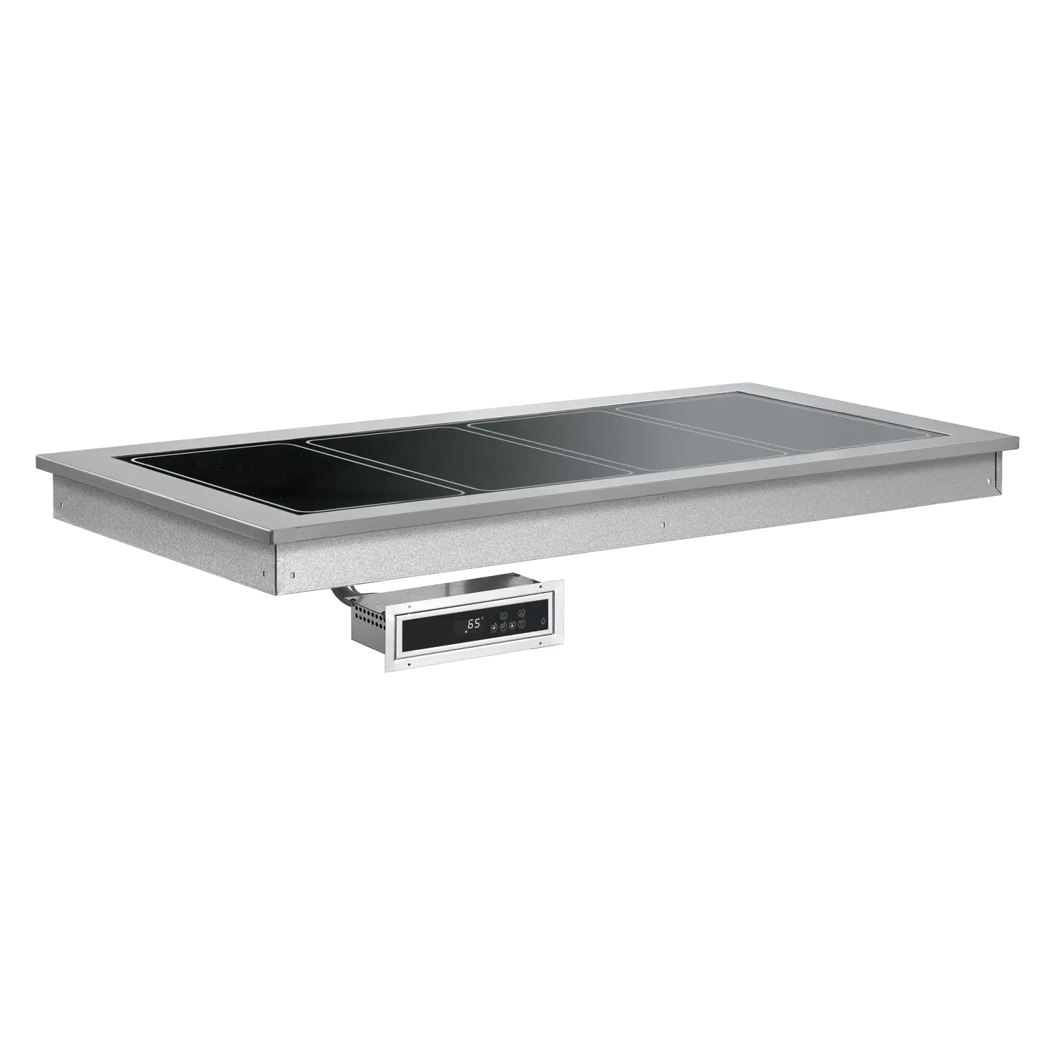 Display unit heated, glass ceramic GN 2-1/1 drop-in | RM - SL BROWN+ 2