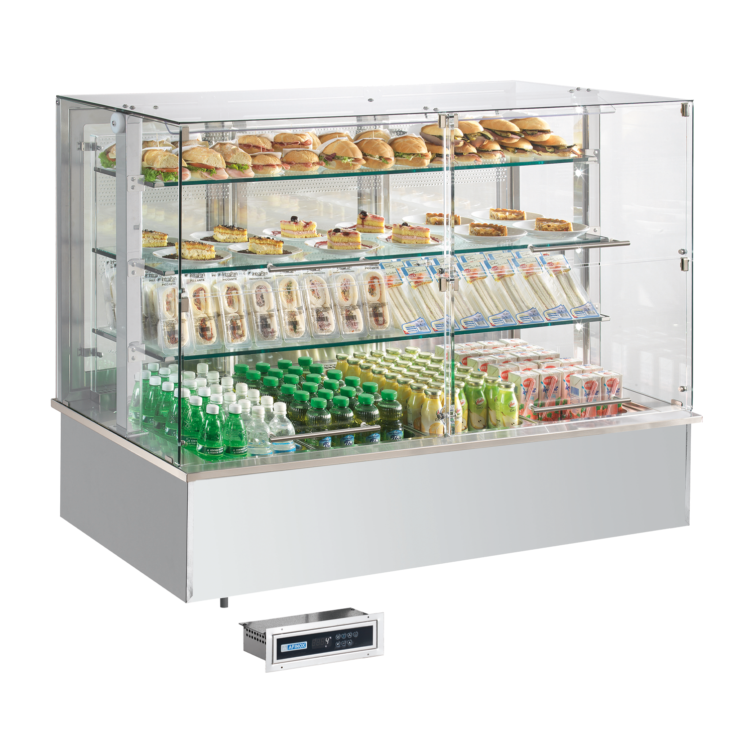 Chilled display unit GN 4-1/1 drop-in, upwards opening | RM - SL PLATINUM+ 4 DF