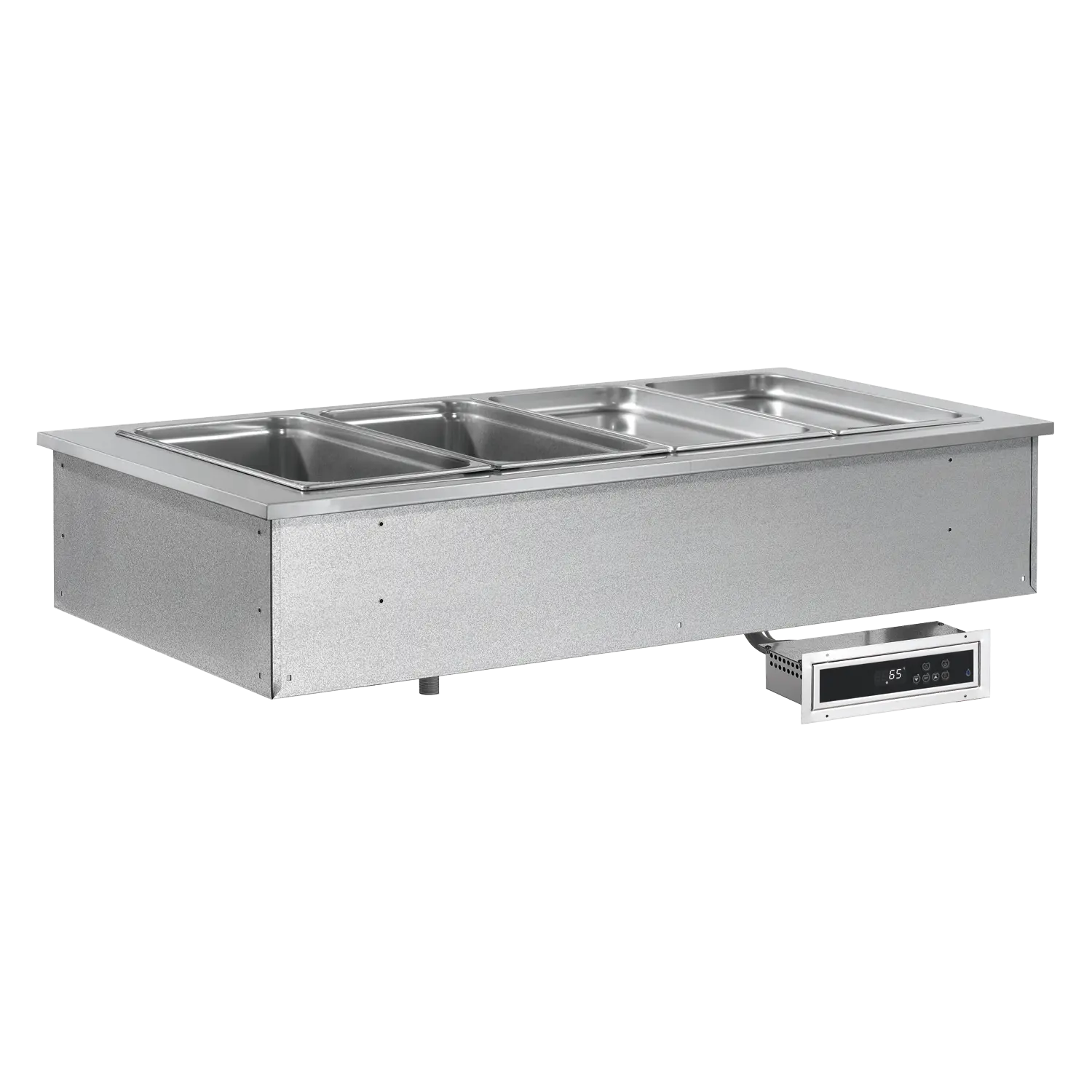 Display unit heated, bain marie tub GN 4-1/1 drop-in  | RM - SL RED+ 4