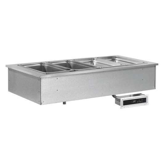Display unit heated, bain marie tub GN 6-1/1 drop-in  | RM - SL RED+ 6