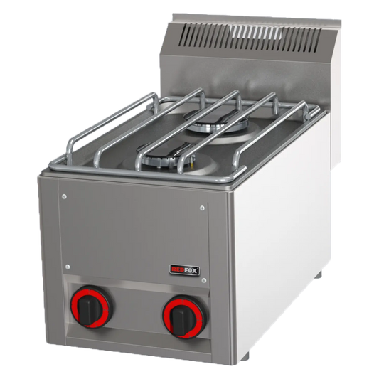 Cooking range gas 2x burner without cabinet | REDFOX - SP 30 GL