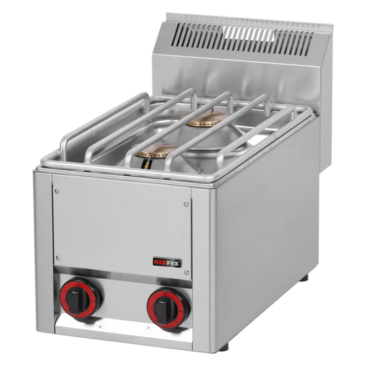 Cooking range gas 2x burner without cabinet | REDFOX - SP 30 GLS