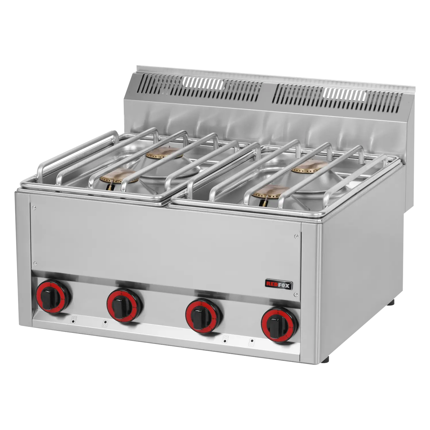 Cooking range gas 4x burner without cabinet | REDFOX - SP 60 GLS
