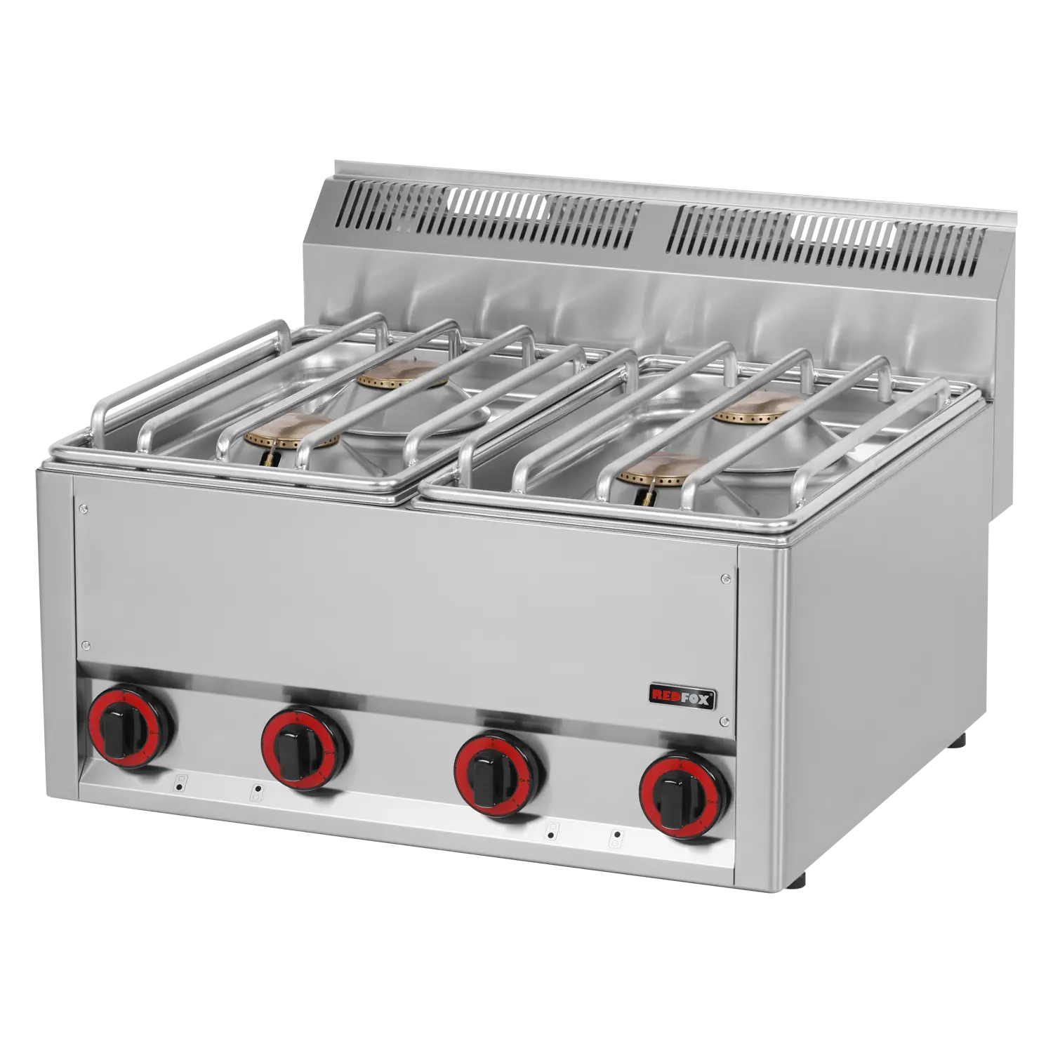 Cooking range gas 4x burner without cabinet | REDFOX - SP 60 GLS