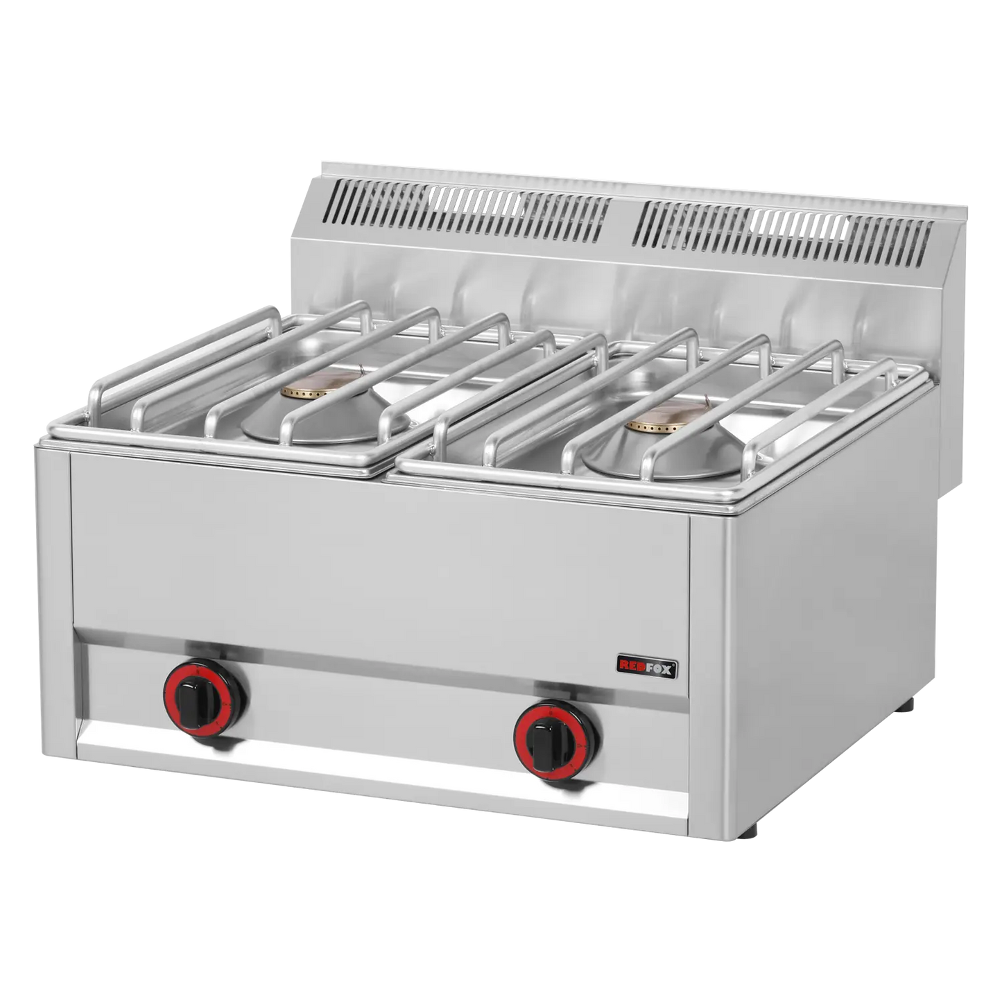 Cooking range gas 2x burner without cabinet | REDFOX - SP 62 GLS