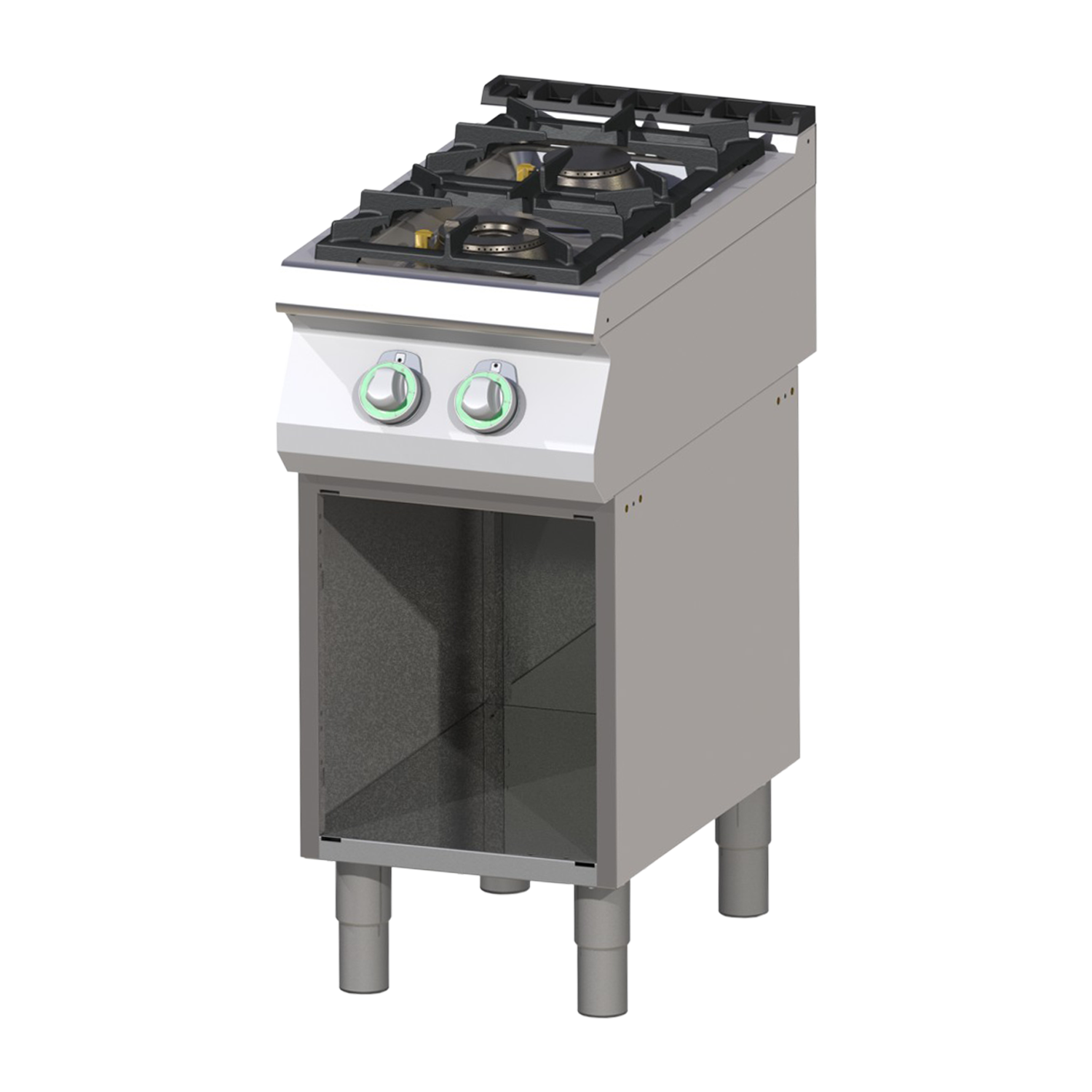 Cooking range gas on open cabinet | RM - SP 740 G