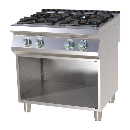 Cooking range gas on open cabinet | RM - SP 780 G