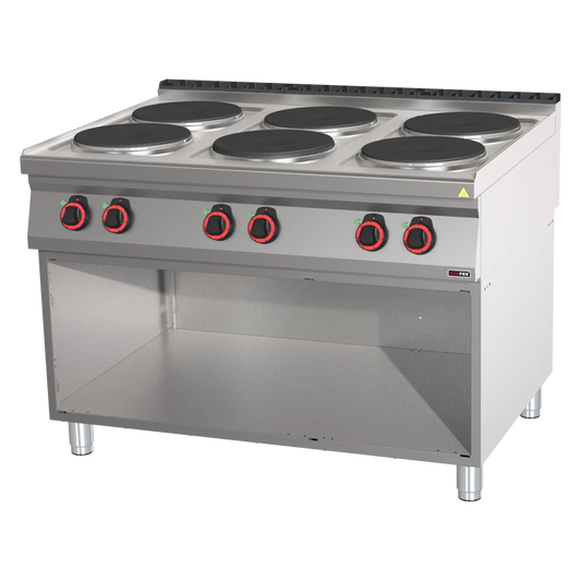 Cooking range electric 6x plates | REDFOX - SP 90/120 E