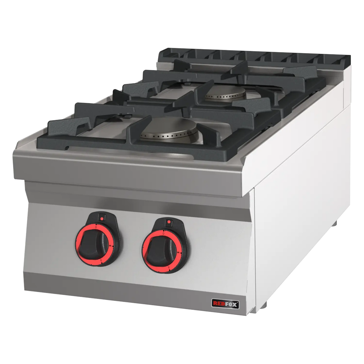 Cooking range gas 2x burner ECO without cabinet | REDFOX - SPB 70/04 G