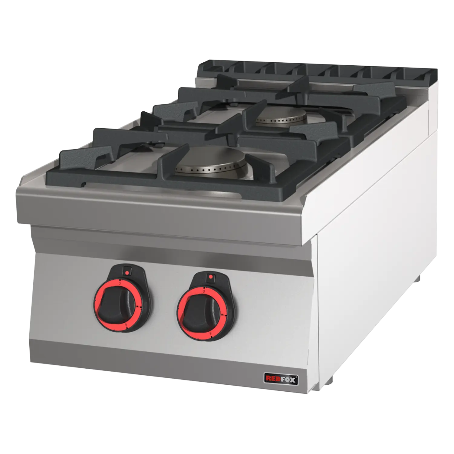Cooking range gas 2x burner ECO without cabinet | REDFOX - SPB 70/04 G