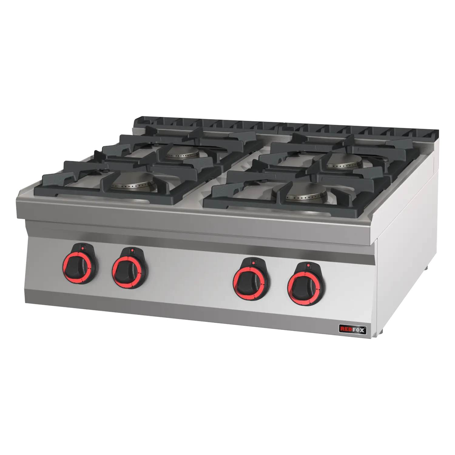 Cooking range gas 4x burner ECO without cabinet | REDFOX - SPB 70/08 G