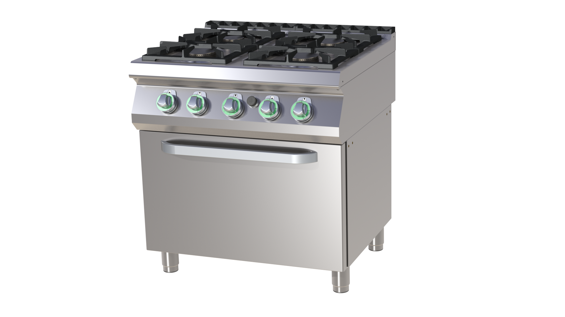 Cooking range gas with oven 2/1 | RM - SPBT 780/21 G