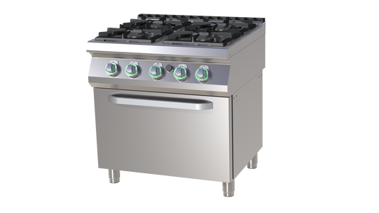 Cooking range gas with oven 2/1 | RM - SPBT 780/21 G
