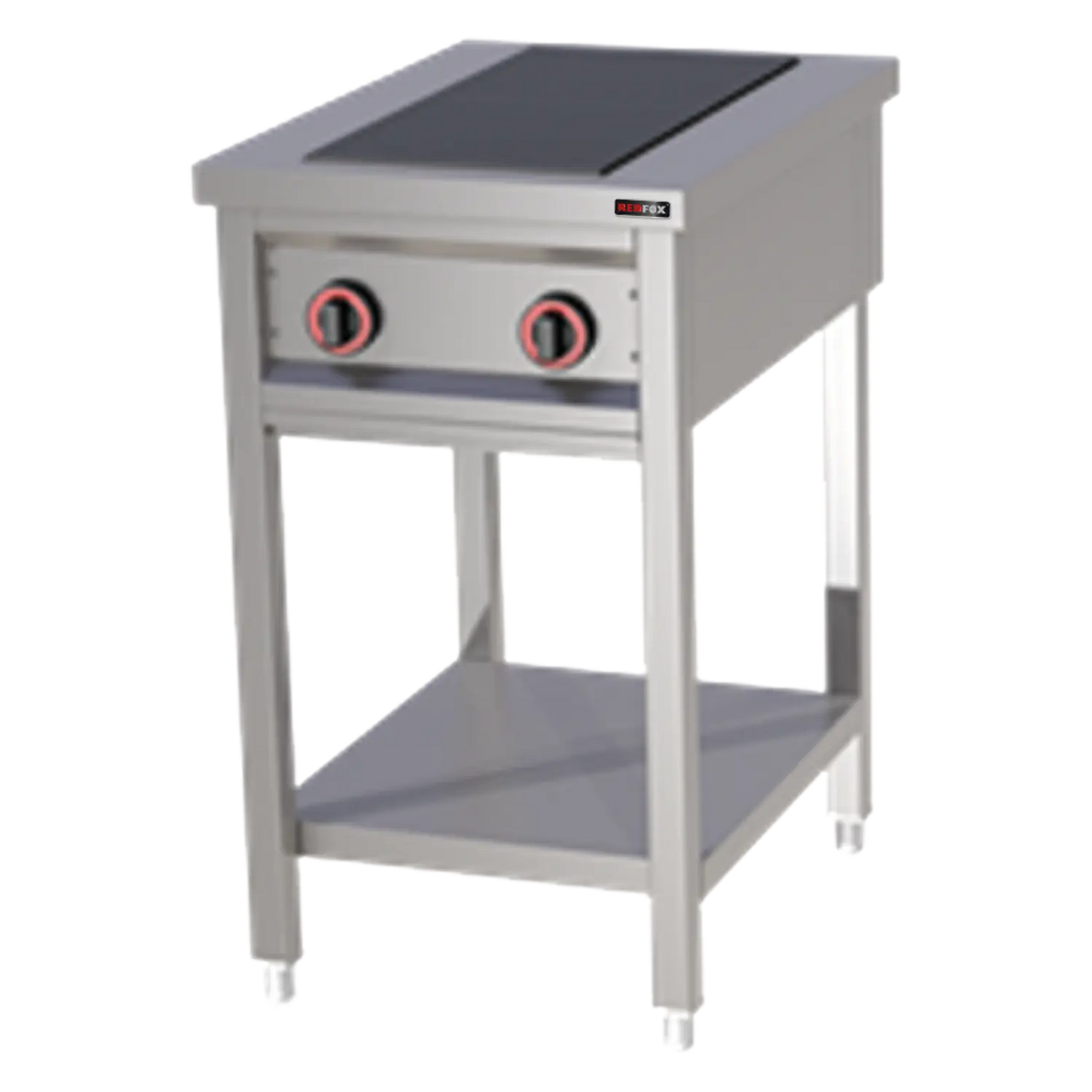 Cooking range electric 2x plate on open cabinet 400 V | REDFOX - SPF 50 E