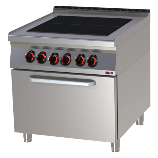 Cooking range electric with convection oven | REDFOX - SPLT 90/80 11 E