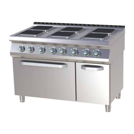 Cooking range electric with electric static oven | RM - SPQT 7120/21 E