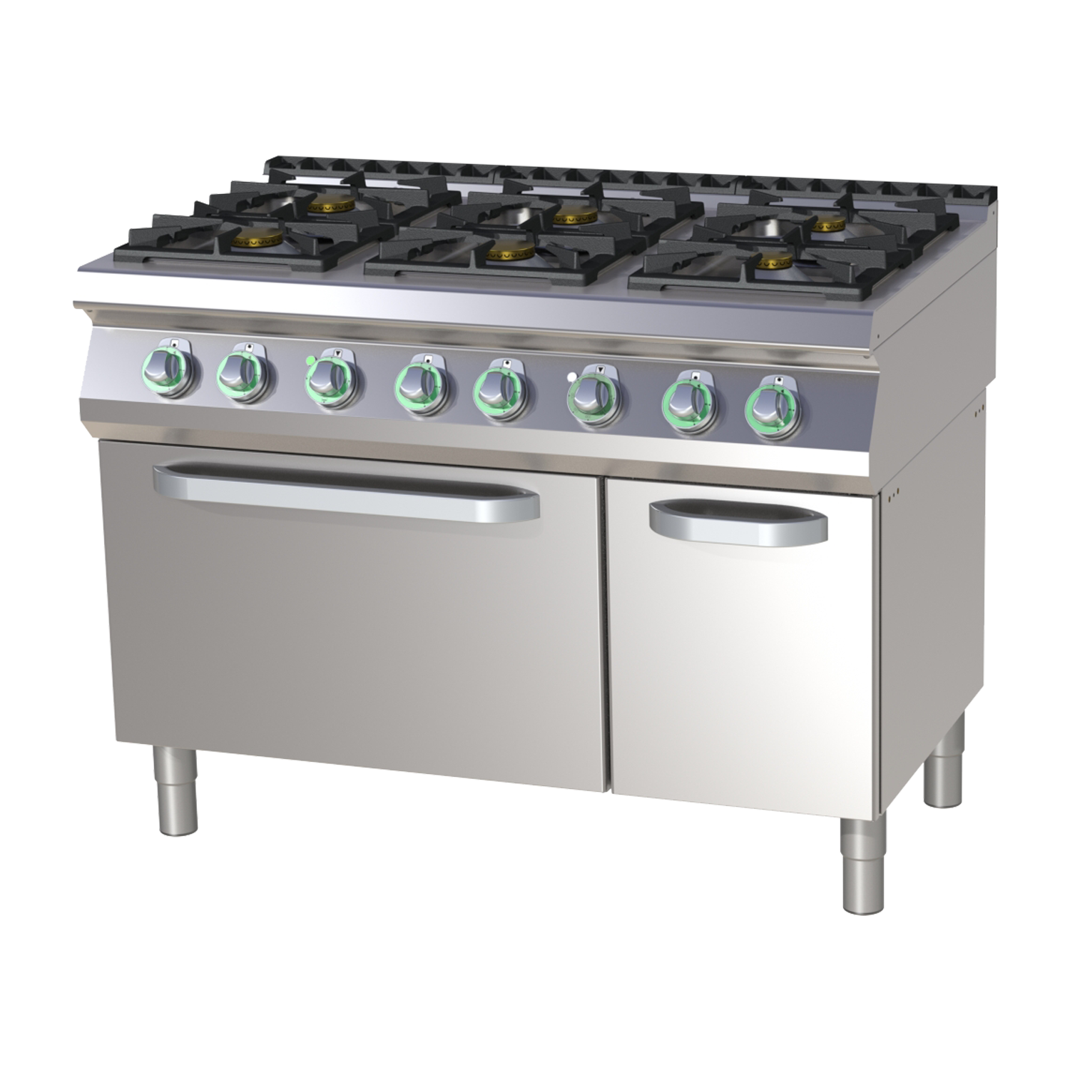 Gas range with electrical static oven | RM - SPST 7120/21 GE