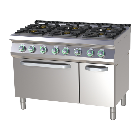 Gas range with electrical static oven | RM - SPST 7120/21 GE