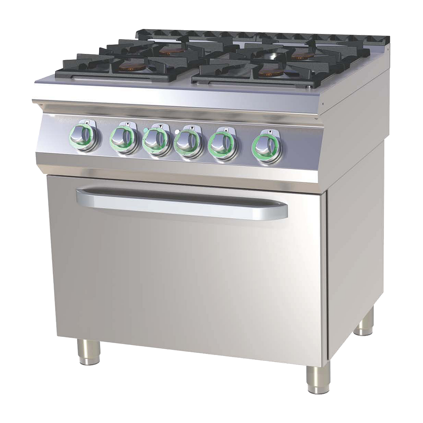 Cooking range gas with electric static oven | RM - SPST 780/21 GE