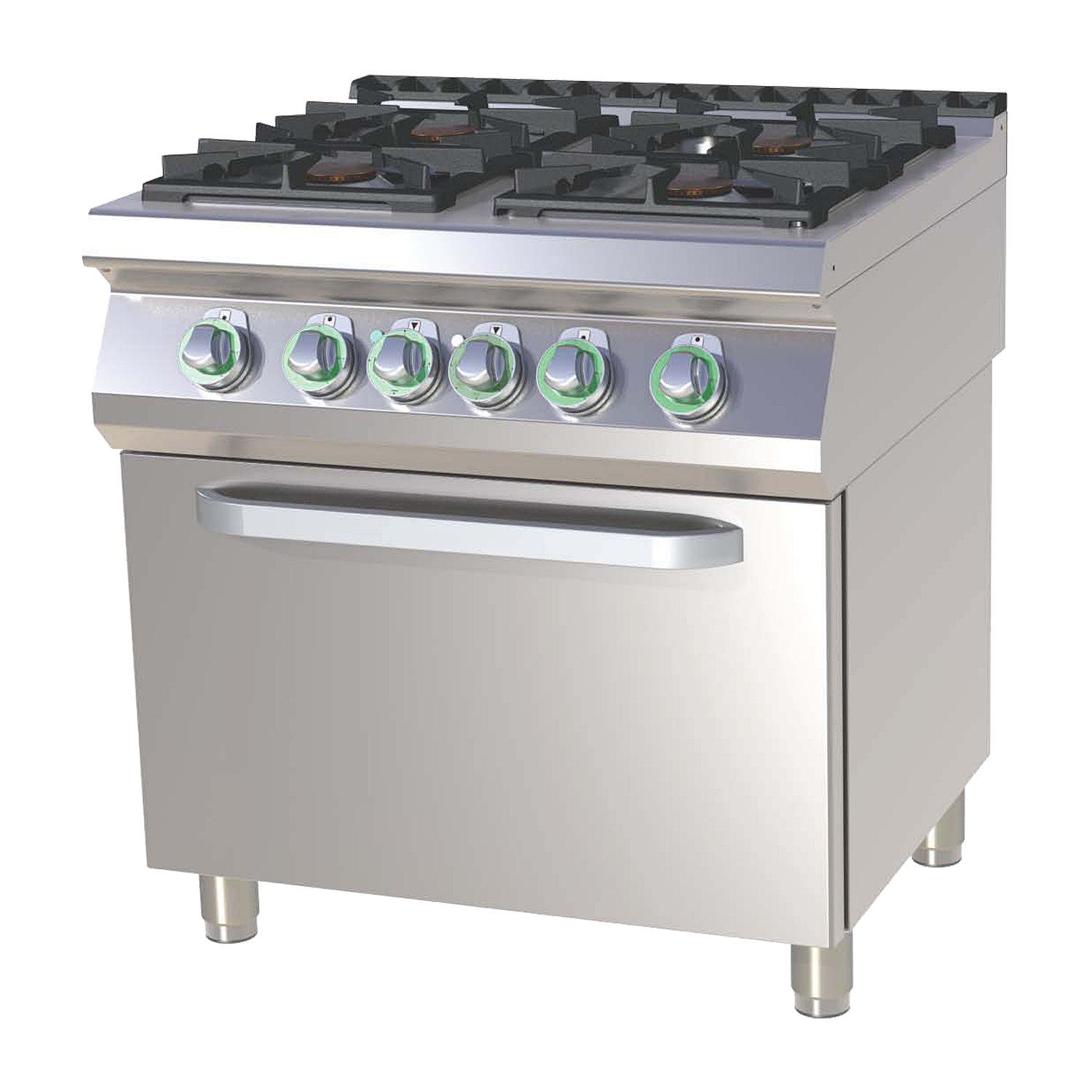 Cooking range gas with electric static oven | RM - SPST 780/21 GE