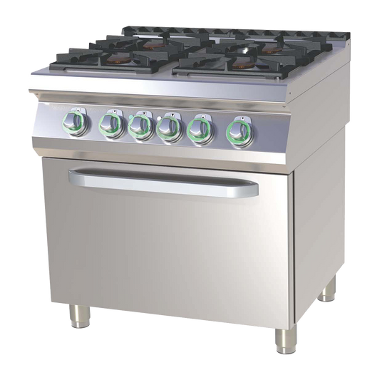 Cooking range gas with electric static oven | RM - SPST 780/21 GE