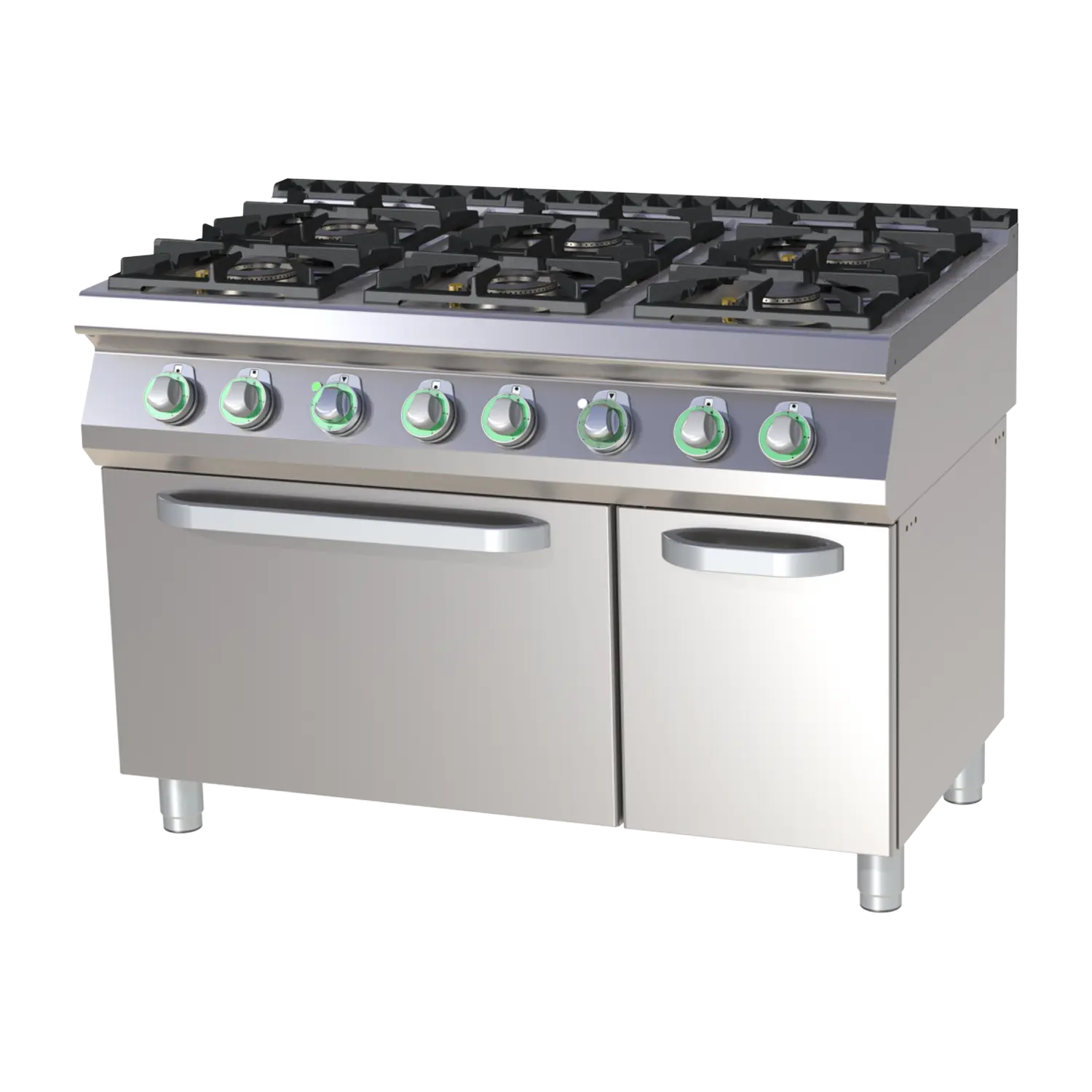 Cooking range gas with electric static oven | RM - SPT 7120/21 GE