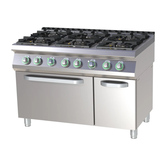 Cooking range gas with electric static oven | RM - SPT 7120/21 GE