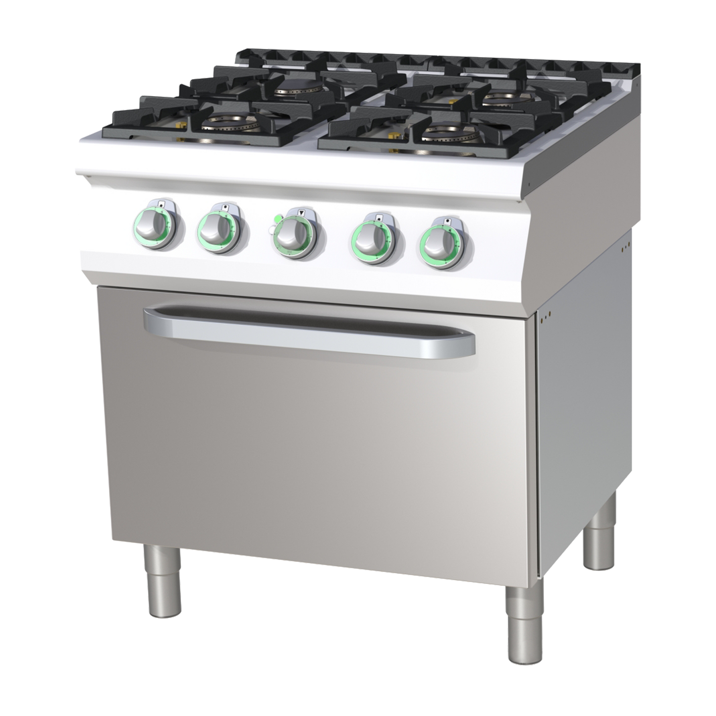 Cooking range gas with electric convection oven | RM - SPT 780/11 GE