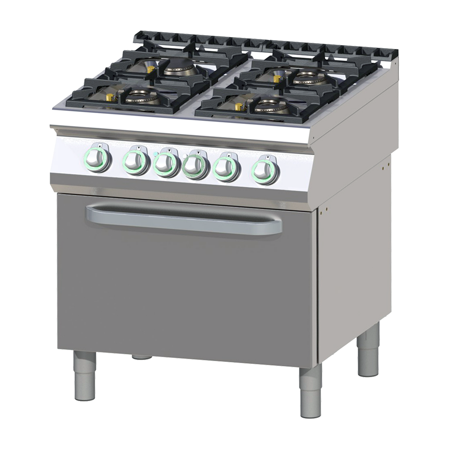 Cooking range gas with electric static oven | RM - SPT 780/21 GE