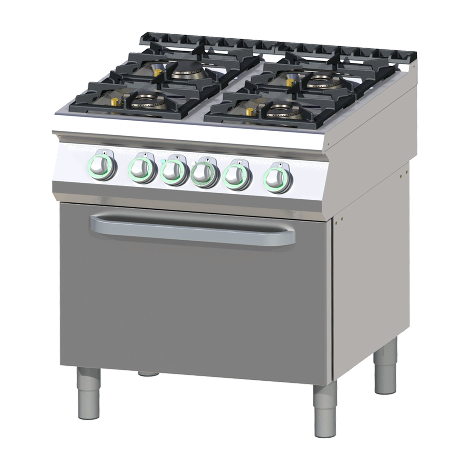 Cooking range gas with electric static oven | RM - SPT 780/21 GE
