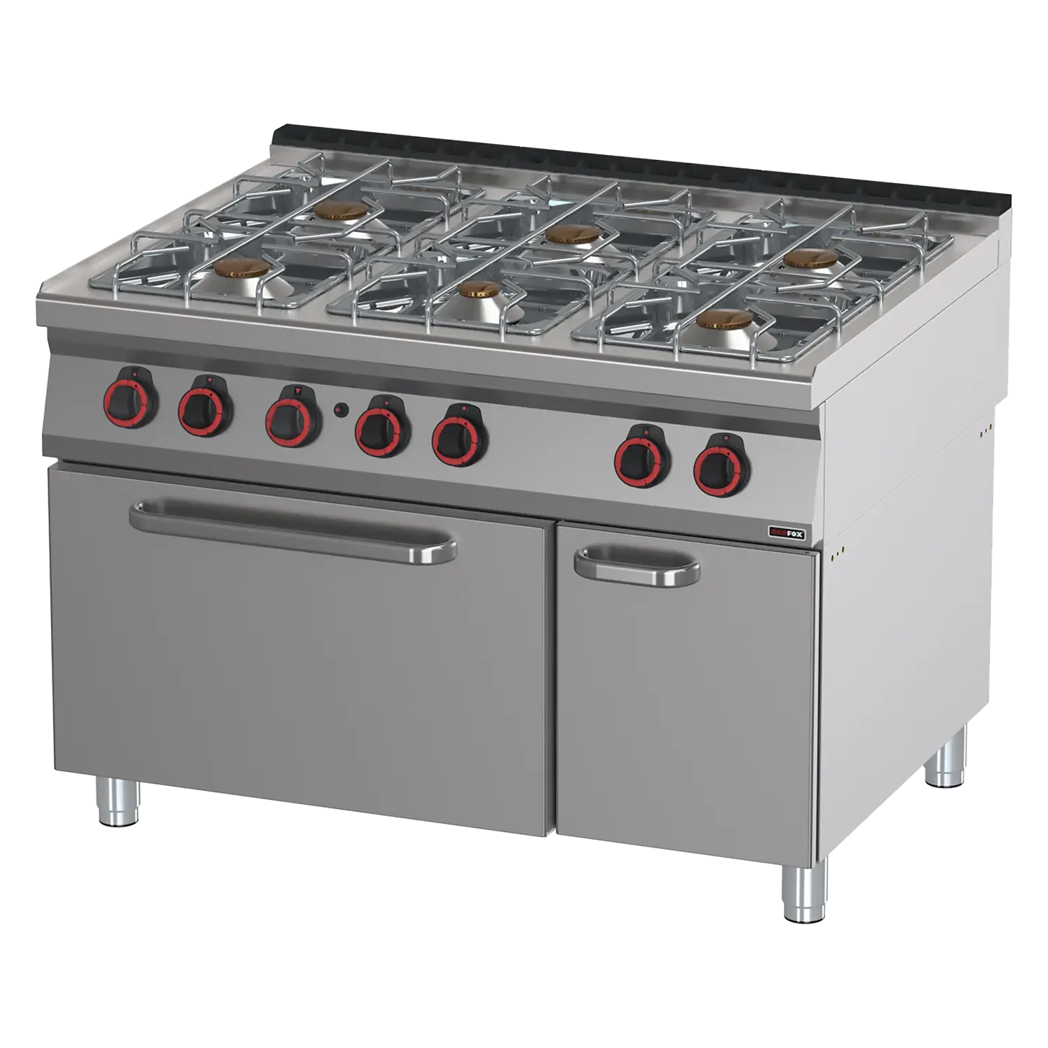 Cooking range gas with oven 2/1 | REDFOX - SPT 90/120-21 G