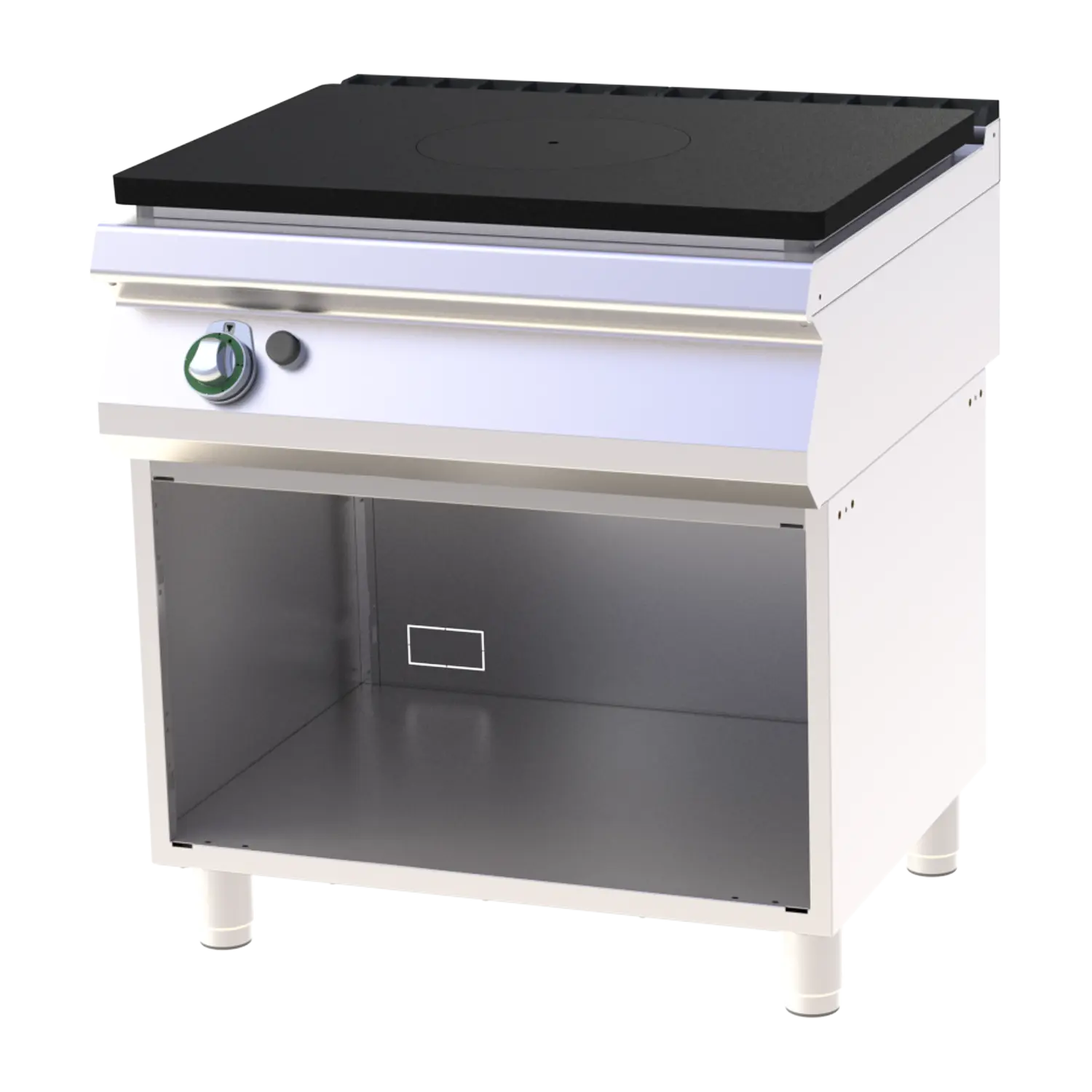 Cooking range solid top gas on open cabinet | RM - ST 780 G