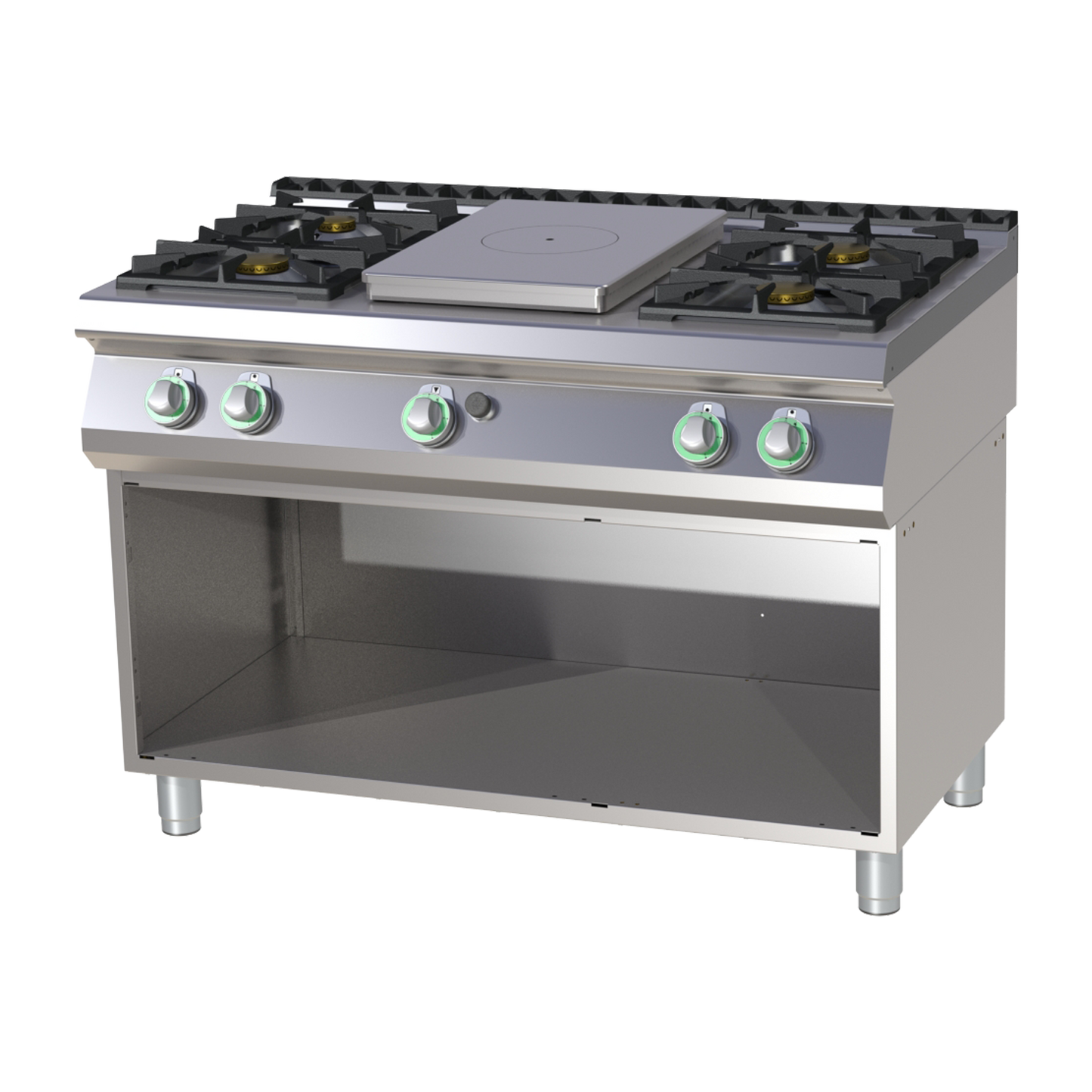 Solid Top gas cooker with cabinet | RM - STPS 7120 G