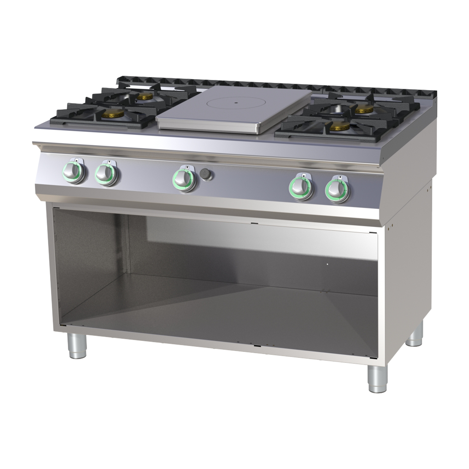 Solid Top gas cooker with cabinet | RM - STPS 7120 G