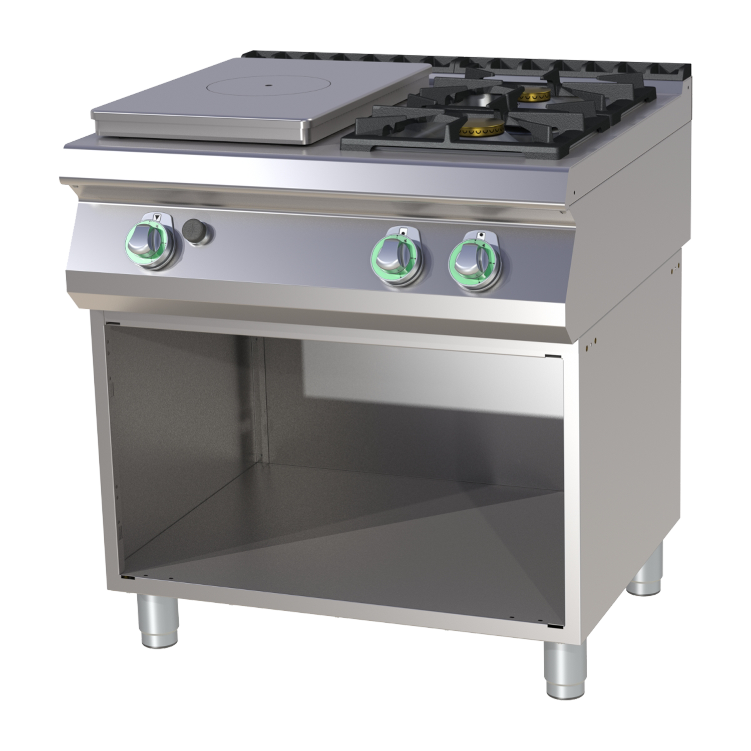 Solid Top gas cooker with cabinet | RM - STPS 780 G