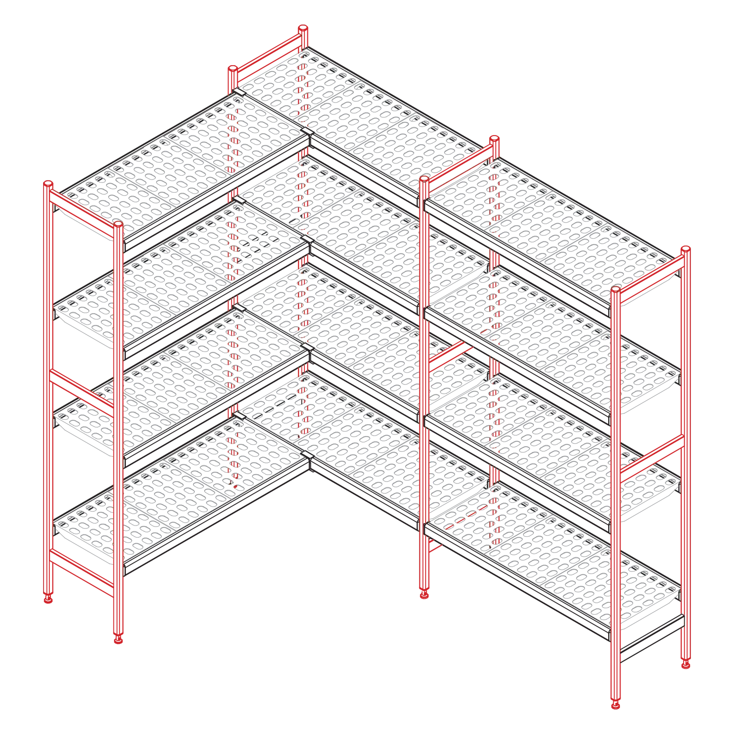Alluminium central side 1550x475 mm | RM - Stojina 1550 mm