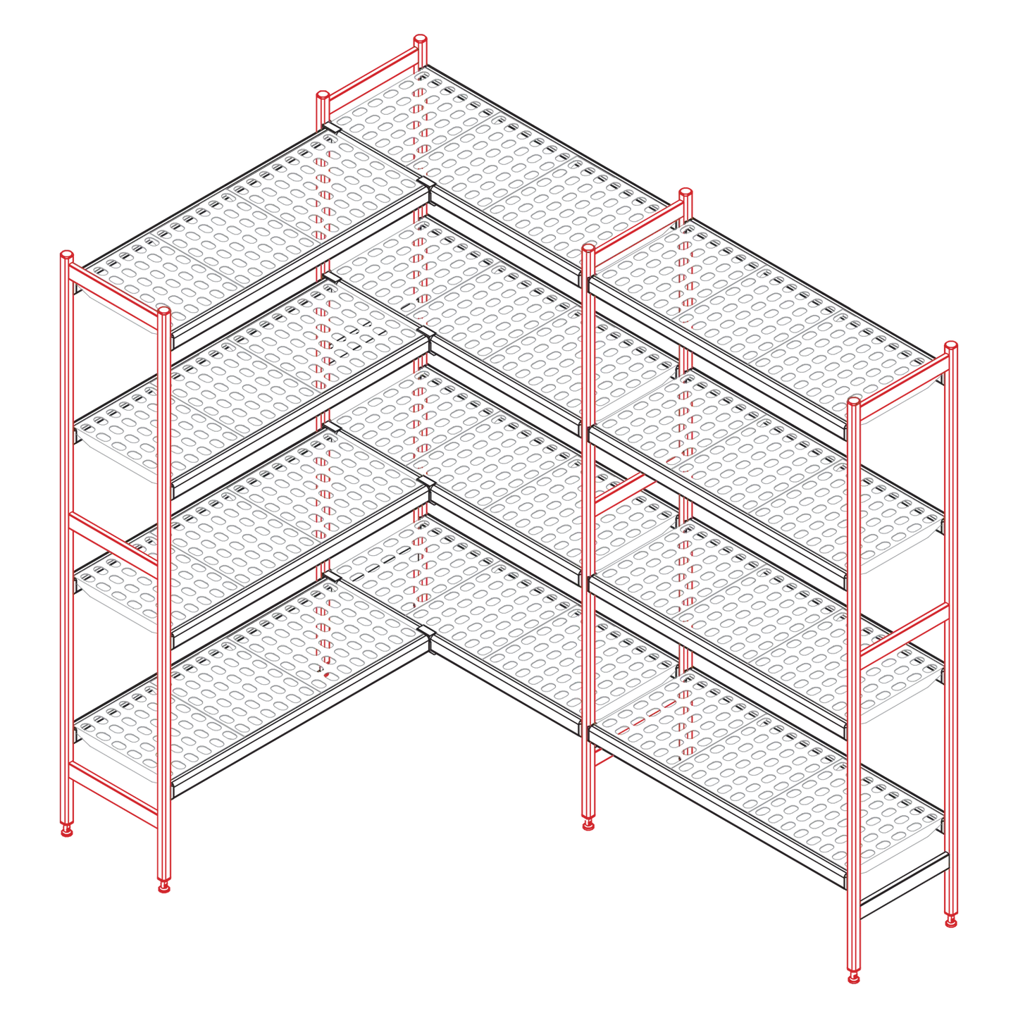 Alluminium central side 1700x475 mm | RM - Stojina 1700 mm