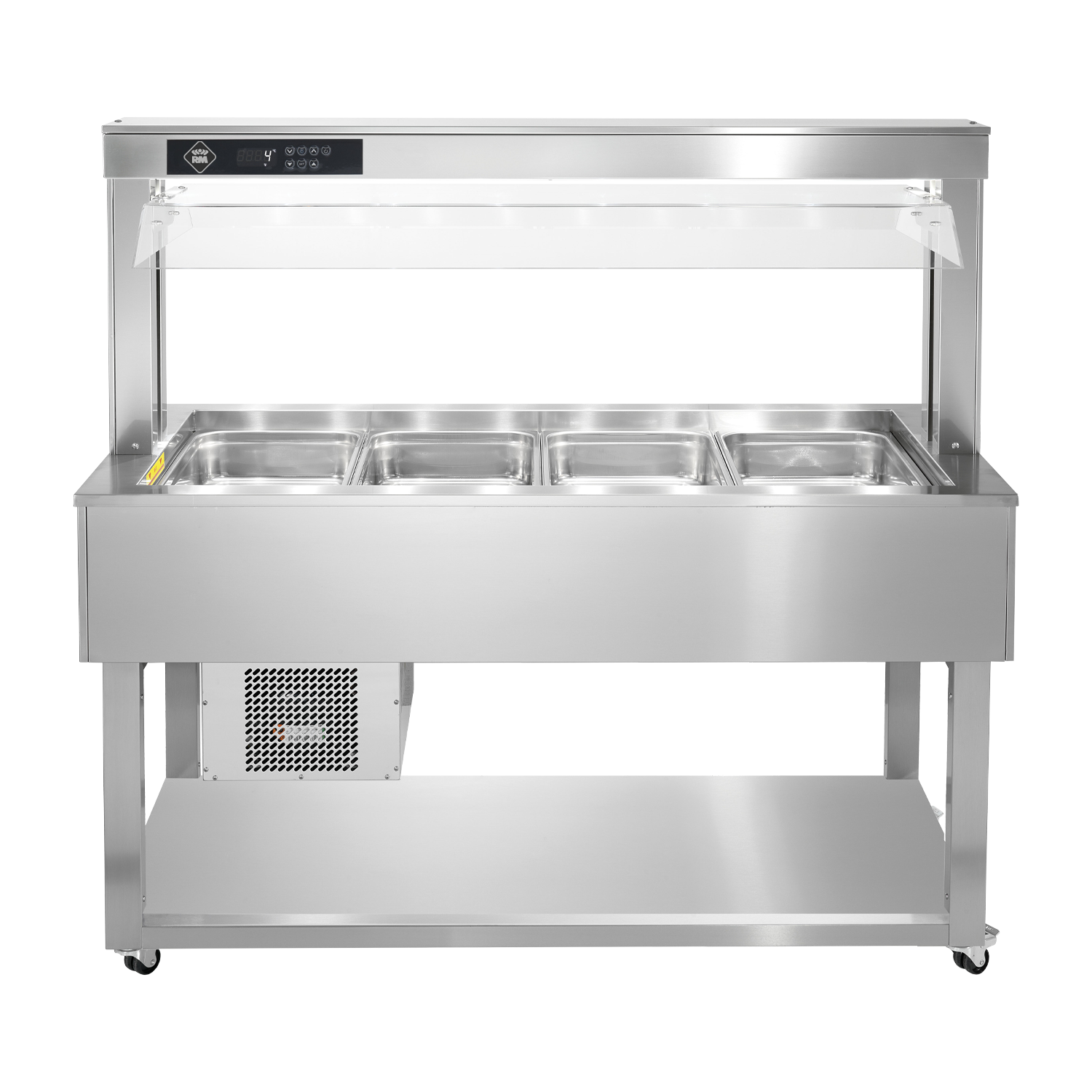Food display island chilled GN 4-1/1 - 200 mm, Inox | RM - TR GREEN+ 4I