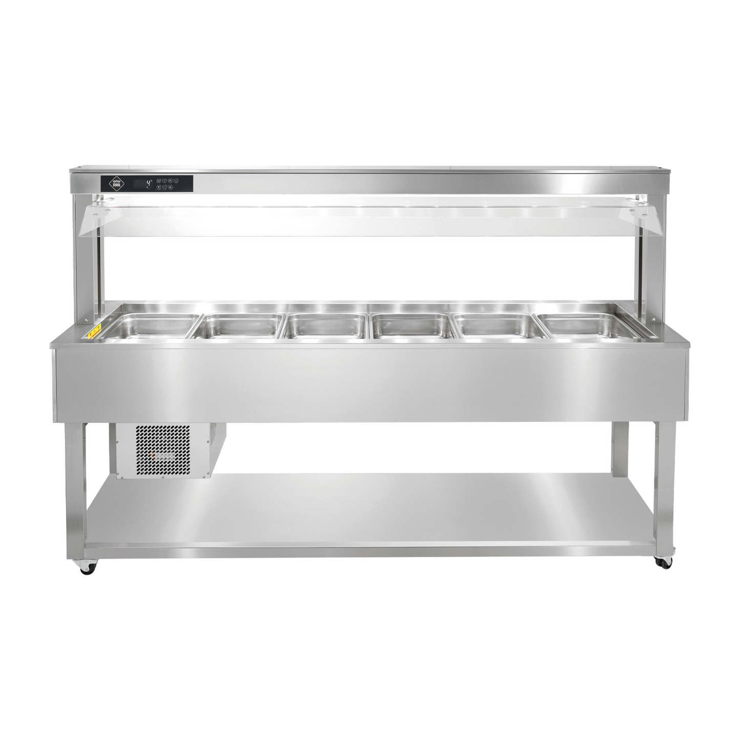 Food display island chilled GN 6-1/1 - 200 mm, Inox | RM - TR GREEN+ 6I