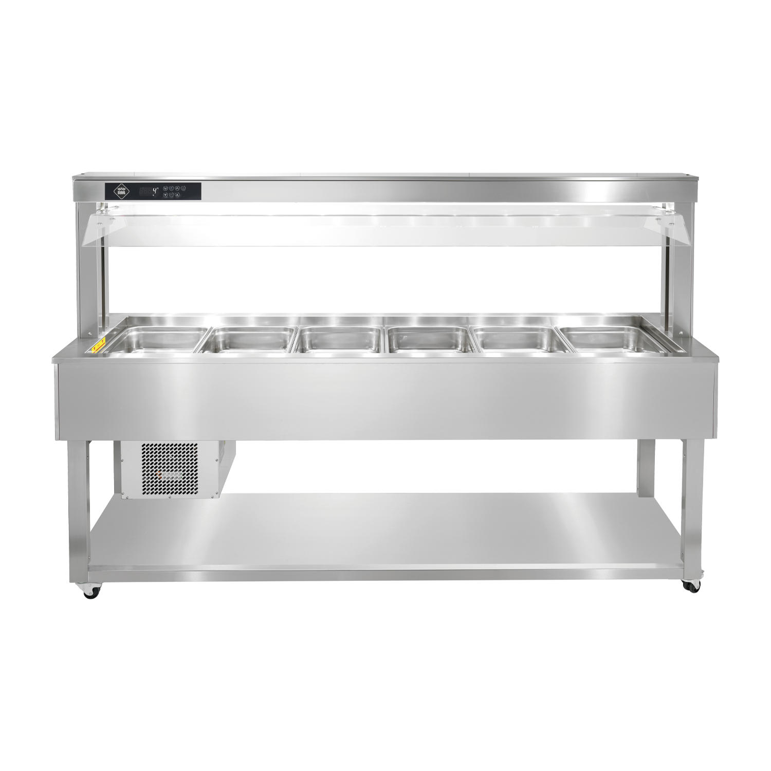 Food display island chilled GN 6-1/1 - 200 mm, Inox | RM - TR GREEN+ 6I